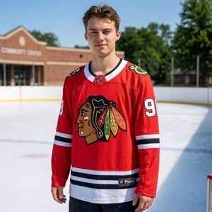 Connor Bedard Chicago Blackhawks Fanatics Red Home Jersey